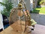 Hollywood Regency Hanglamp, Ophalen of Verzenden, Glas, Minder dan 50 cm