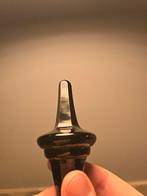 Zeer zeldzame antieke zwarte Art Deco flessenstop 20S / 30S, Antiek en Kunst, Antiek | Glas en Kristal, Ophalen of Verzenden