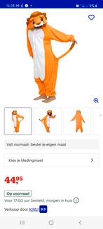 Leeuwen Onesie - Carnaval, Kleding | Heren, Carnavalskleding en Feestkleding, Carnaval, Maat 48/50 (M), Ophalen of Verzenden, Zo goed als nieuw