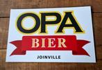 OPA BIER  reclame bordje, Verzamelen, Merken en Reclamevoorwerpen, Verzenden, Zo goed als nieuw, Reclamebord