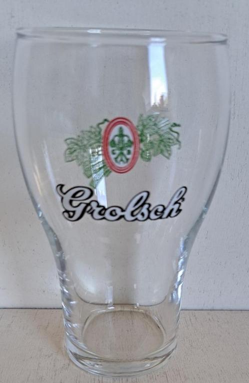 Grolsch Bierglas type Heraut/Stapel/Tulp logo 4, Verzamelen, Biermerken, Nieuw, Glas of Glazen, Grolsch, Ophalen of Verzenden