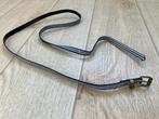 Dunne riem blauw wit gestreept maat 80, Kleding | Dames, Riemen en Ceinturen, Ophalen of Verzenden, Gedragen, 80 tot 90 cm