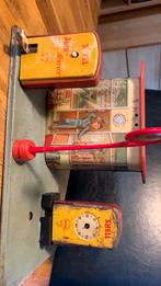 Vintage blikken Shell tankstation, jaren 50, Antiek en Kunst, Antiek | Speelgoed, Ophalen of Verzenden