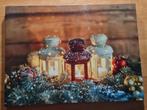 Leuk Kerst schilderij met verlichting, Diversen, Ophalen of Verzenden, Zo goed als nieuw