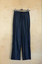 Thomas Burberry wijde blauwe katoenen broek met glans 34 XS, Kleding | Dames, Broeken en Pantalons, Lang, Maat 34 (XS) of kleiner