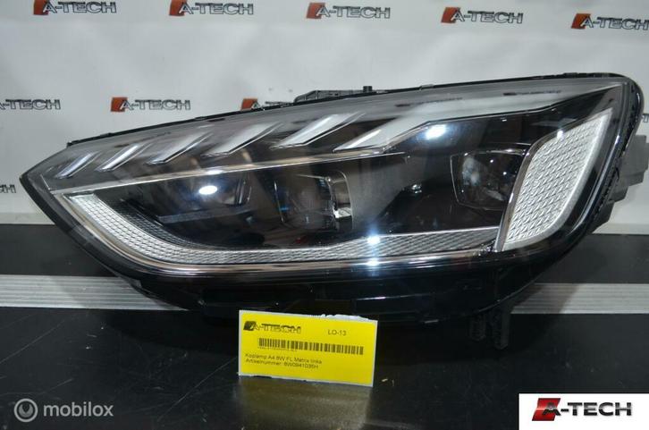Koplamp Links matrix Audi A4 8W FL LO-13 8W0941035H, Auto-onderdelen, Verlichting, Audi, Gebruikt, Ophalen of Verzenden