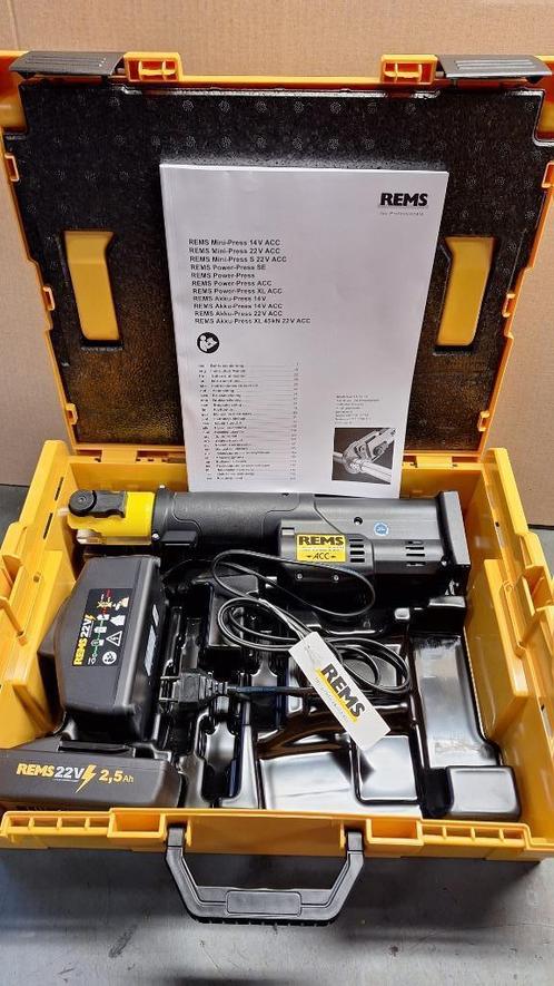 Rems mini-press s 22v accu persmachine perstang persapparaat, Auto diversen, Autogereedschap, Nieuw, Ophalen of Verzenden