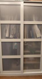 Kledingkast wit met schuifdeuren. 2 stuks, Huis en Inrichting, Kasten | Kledingkasten, Ophalen, 100 tot 150 cm, Overige materialen