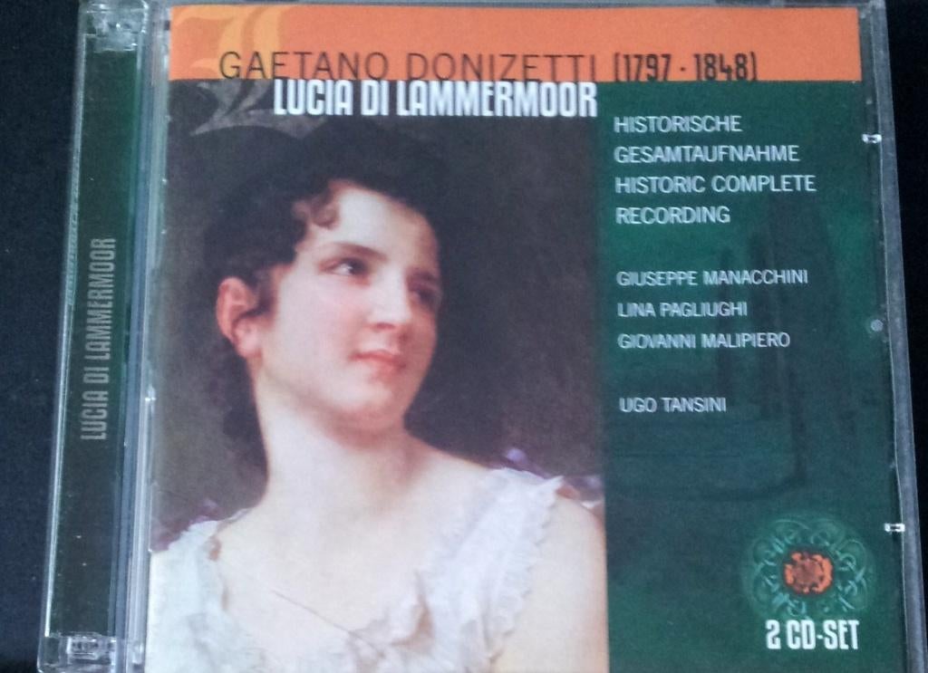 Donizetti: Lucia di Lammermoor (1536t), Cd's en Dvd's, Ophalen of Verzenden, Classicisme, Zo goed als nieuw, Opera of Operette