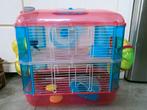 Hamsterkooi met 2 verdiepingen, Dieren en Toebehoren, Knaagdieren en Konijnen | Hokken en Kooien, Kooi, Minder dan 75 cm, Zo goed als nieuw