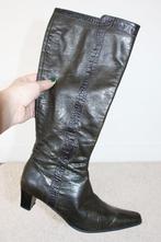 Zacht Leren Helioform Laarzen s10 (Maat 6½/40) € 65,-, Kleding | Dames, Hoge laarzen, Zwart, Ophalen of Verzenden, Zo goed als nieuw