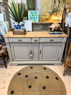 Ladekast commode dressoir linnenkast buffetkast taupe, Ophalen, 100 tot 150 cm, Zo goed als nieuw, 3 of 4 laden