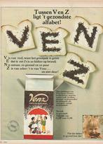 Retro reclame 1965 Venz hagelslag lekker is gezond, Verzenden, Overige typen