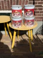 4 Blikken Steigerhoutbeits Whitewash 2,5L, 5 tot 10 liter, Wit, Nieuw, Beits