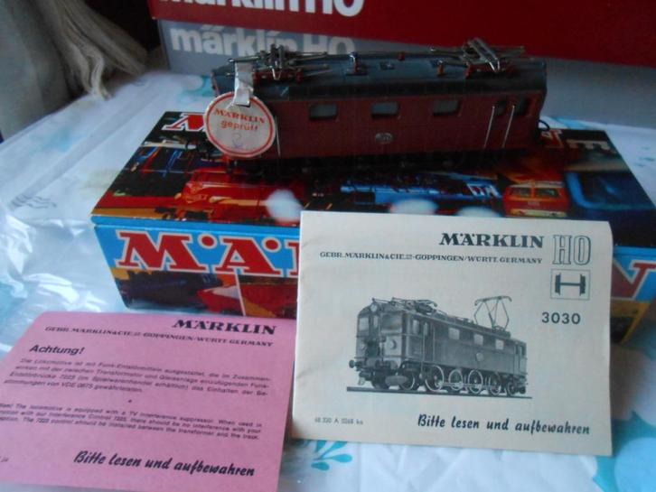 Märklin 3030, Zweedse elektrische locomotief DA 884, Hobby en Vrije tijd, Modeltreinen | H0, Zo goed als nieuw, Locomotief, Wisselstroom