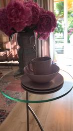 Roze Servies, Ophalen of Verzenden, Gebruikt, Overige stijlen, Schaal of Schalen