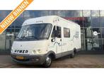 Hymer B574 Dakairco,XL Garage,Hefbed, Caravans en Kamperen, Campers, Integraal, Standaard zit, Ringverwarming, Bedrijf