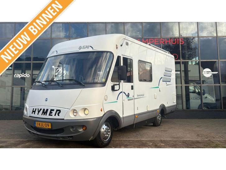 Hymer B574 Dakairco,XL Garage,Hefbed, Caravans en Kamperen, Campers, Bedrijf, tot en met 4, Integraal, Hymer, Diesel, Handgeschakeld