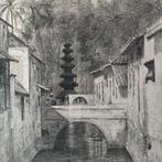 Willem Dooijewaard - Landschap op Bali, Ophalen of Verzenden