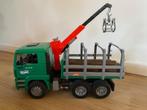 Bruder 02769 Vrachtwagen MAN bomentransport, Kinderen en Baby's, Ophalen of Verzenden, Zo goed als nieuw