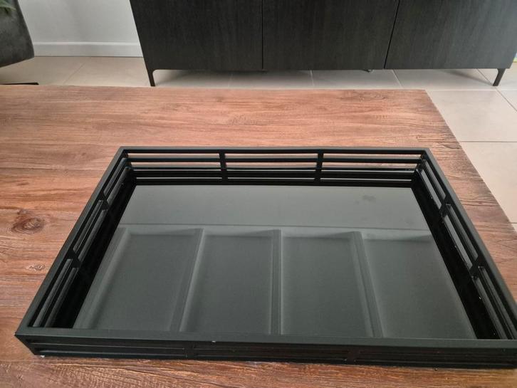 EICHHOLTZ Dienblad Giacomo - zwart, Huis en Inrichting, Woonaccessoires | Dienbladen, Zo goed als nieuw, Ophalen