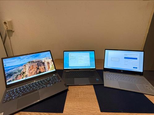 3 Laptops Bundle, Computers en Software, Windows Laptops, Zo goed als nieuw, 15 inch, SSD, Ophalen of Verzenden