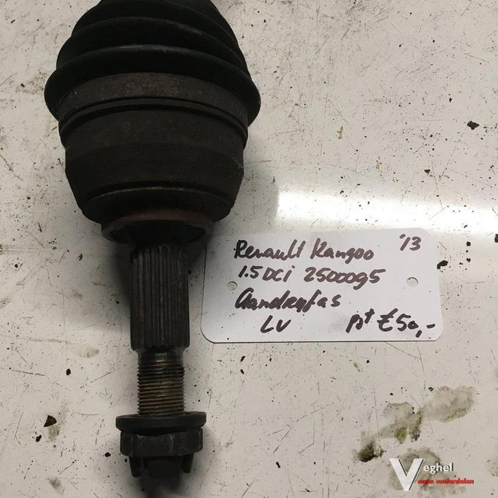 Renault Kangoo 1.5 dci ( Achterklep ) 2013 2500095 Aandrijfa, Auto-onderdelen, Transmissie en Toebehoren, Gebruikt, Ophalen of Verzenden