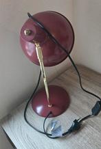 Xenos tafellamp bordeaux rood met goud, Huis en Inrichting, Lampen | Tafellampen, Ophalen of Verzenden, Zo goed als nieuw, Metaal