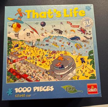 That’s life puzzel - Bondi Beach Australië 1000 strand beschikbaar voor biedingen