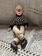 Zeer oude porseleinen poppen clowns, Ophalen, Gebruikt, Pop