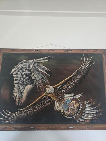 Native American Kunstwerk - Sanchez Gesigneerd beschikbaar voor biedingen
