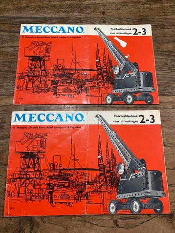 Meccano voorbeeldenboek voor uitrusting 2-3 beschikbaar voor biedingen