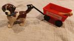Vintage Littlest Pet Shop Beethoven met kar, Ophalen of Verzenden, Gebruikt
