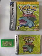 Pokemon Leafgreen, inclusief doosje en handleiding, Spelcomputers en Games, Games | Nintendo Game Boy, Vanaf 3 jaar, Avontuur en Actie