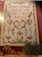 BORDUURPAKKET PERMIN OF COPENHAGEN TULIPS, Hobby en Vrije tijd, Borduren en Borduurmachines, Verzenden, Nieuw, Handborduren, Borduurpakket