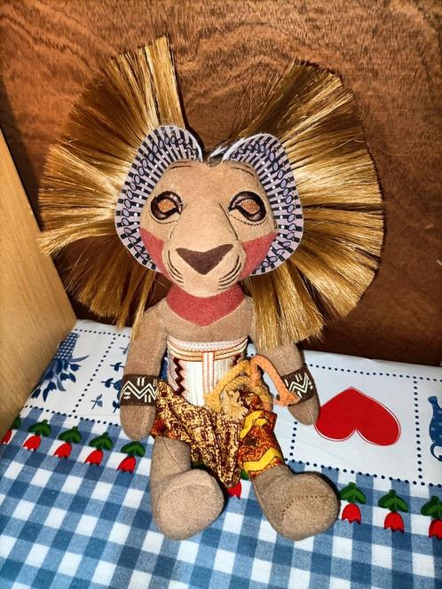 The Lion King Simba Broadway musical knuffel, Kinderen en Baby's, Speelgoed | Knuffels en Pluche, Ophalen of Verzenden