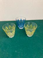 Harlekijn Sapglazen VMC Reims Diamantgeslepen, Ophalen of Verzenden