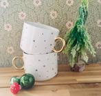 Porseleinen Kerstmokken, Verzenden, Zo goed als nieuw