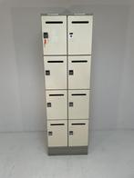Partij 8 Deurs lockerkasten gebruikt grijs/creme €125,-