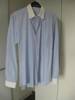 Hatico  overhemd blauw gestreept, Blauw, Hatico, Zo goed als nieuw, Halswijdte 39/40 (M)