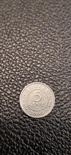 1#    Belize 5 cents 2000, Ophalen of Verzenden