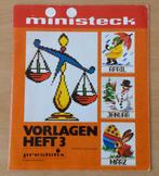 Ministeck Voorbeeldboekje 3 - jaren 80?, Hobby en Vrije tijd, Ministeck, Gebruikt, Voorbeeldboek, Ophalen of Verzenden, Ministeck