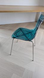 Transparante eettafel stoelen (5x), Ophalen, Zo goed als nieuw, Vijf, Zes of meer stoelen