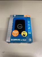 G-technology g-drive ev raw external hd 1tb - 0G04102 EMEA, Computers en Software, Harde schijven, Ophalen of Verzenden, Zo goed als nieuw
