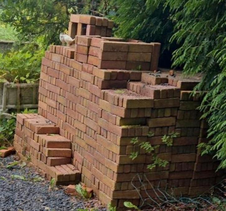 Gebruikte Metselstenen / Waltjes, Doe-het-zelf en Verbouw, Metselstenen, Gebruikt, Bakstenen, Ophalen of Verzenden