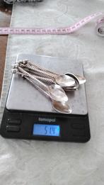 Setje zilveren meccano lepeltjes., Ophalen of Verzenden, Zilver