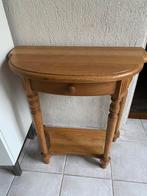 Mooi tafeltje , met lade., Ophalen, 50 tot 100 cm, Eikenhout, Zo goed als nieuw