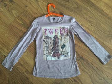 Benetton licht lilac shirt longsleeve top Tween Glam 134-140 beschikbaar voor biedingen