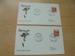 Faroer Island.   2 blanco fdc en aantal spec briefkaarten., Postzegels en Munten, Verzenden, Buitenland