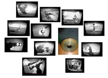 35mm film - Cartoon - Popeye - I'll Be Skiing Ya - zw/w  beschikbaar voor biedingen